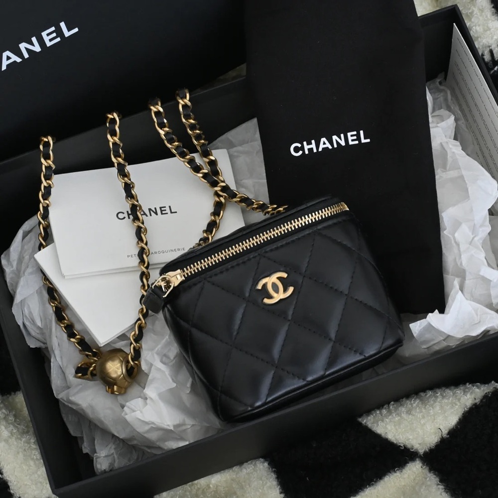 CC mini novelty black crossbody bag